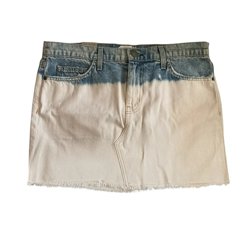 Current/Elliott Cut Off Mini Skirt - Picture 2 of 6